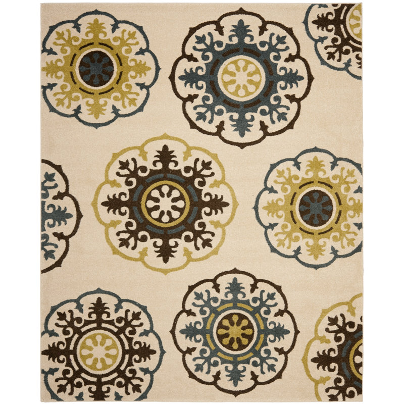 Tapis géométrique Newbury Performance, Rectangulaire 8 pi x 10 pi