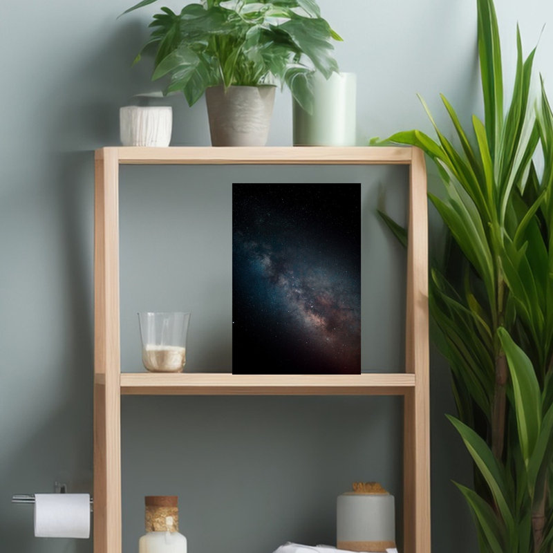 Celestial Dreamscape Abstract Contemporary Wall Art, 18" H x 12" W