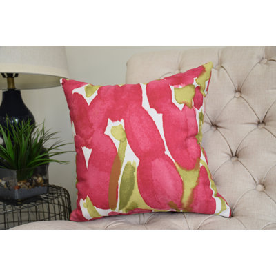 Sunset Tulip Square Pillow Cover & Insert