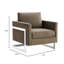 Chaise avec accoudoirs Lybah-2076428019
