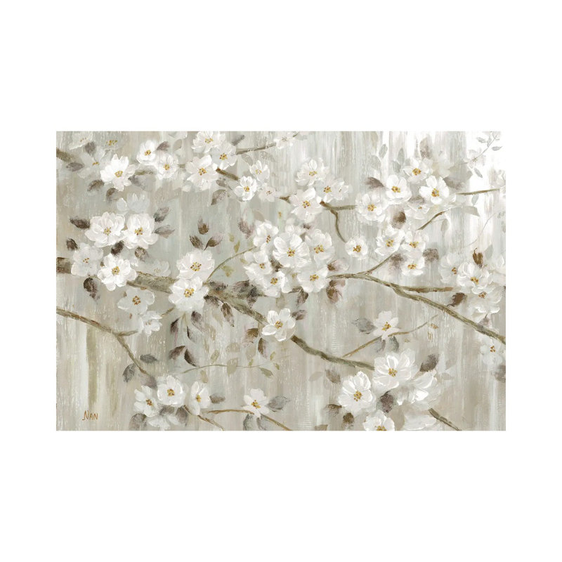 Neutral Spring By Nan - Wrapped Canvas Painting by Nan - Wrapped Canvas Painting, 152.5 cm H x 101.5 cm W