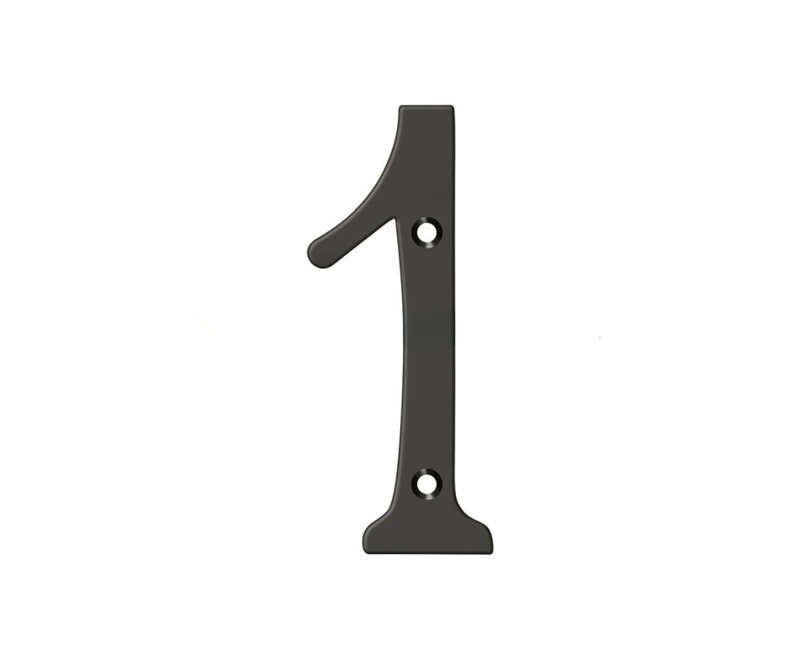 Chiffres de 6 po Deltana, Bronze frotté à l'huile