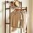Oak Wood Freestanding Coat Rack