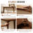 Curved Edge Solid Wood Bench – Multi-Functional for Entry, Dining Chair, or Bed End-1076358228
