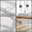 Metal Rectangle Countertop / Cabinet Pot Rack