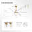 64" Ceiling Fan With LED Lights, Remote Control and Quiet Reversible DC Motor