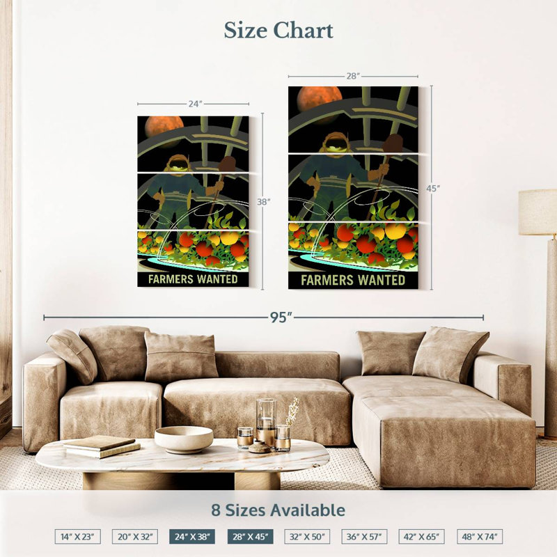 Oberle Mars Explorers Wanted Poster V, 38" H x 24" W