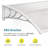 Window Awning Outdoor Polycarbonate Front Door Patio Cover Garden Canopy-1890448605-2001271387