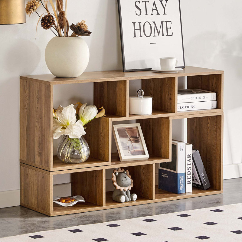Majlis Customizable Cube Wooden TV Stand with Open Storage, 15.75" H x 80.71" W x 11.8" D, Natural