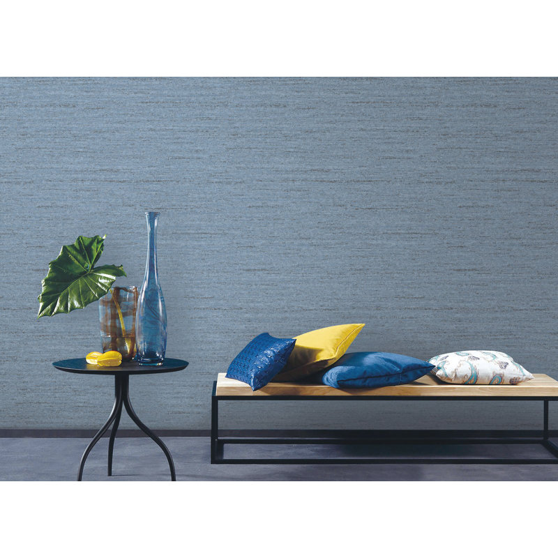 Galerie Designer Colours Distressed Texture Wallpaper, Light Blue