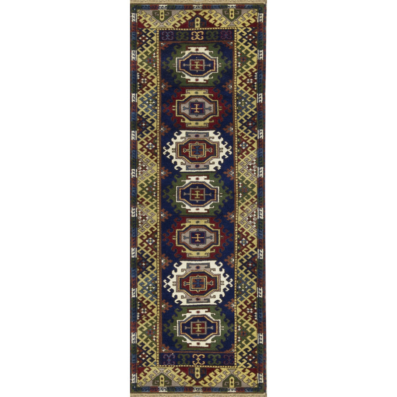 Kazak Wool Oriental Area Rug
