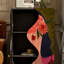 Armoire de rangement en bois Abstract Girl