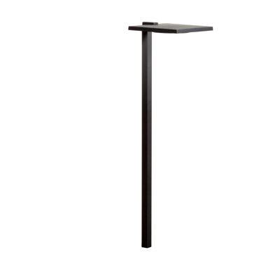 Matte Black Low Voltage Integrated LED Metal Pathway Light