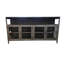 Media Console with Glass Doors, 67x16x35