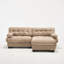 Canapé modulaire avec assise profonde et repose-pieds-865439480