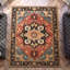 High-Quality Hand-Knotted Red And Blue Area Rug-1549640801