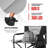 Black Frame Directors Camping Chair With Side Table