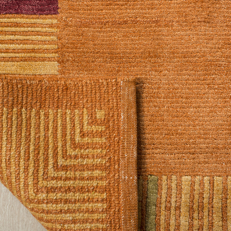 Tapis tibétain 100% laine noué à la main, Rectangle 10 pi x 14 pi