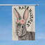 Drapeau de Pâques floral lapin, 70 x 47, pour la décoration intérieure