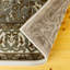 Tapis d'intérieur à motif médaillon floral oriental de style traditionnel Glendale-23544900