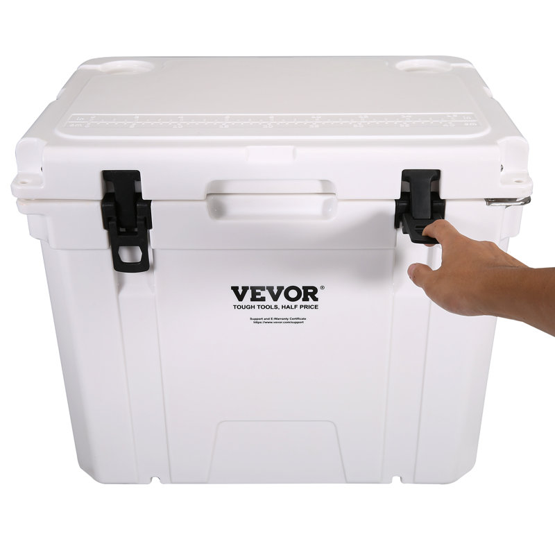 VEVOR 45 Quarts Ice Chest in White