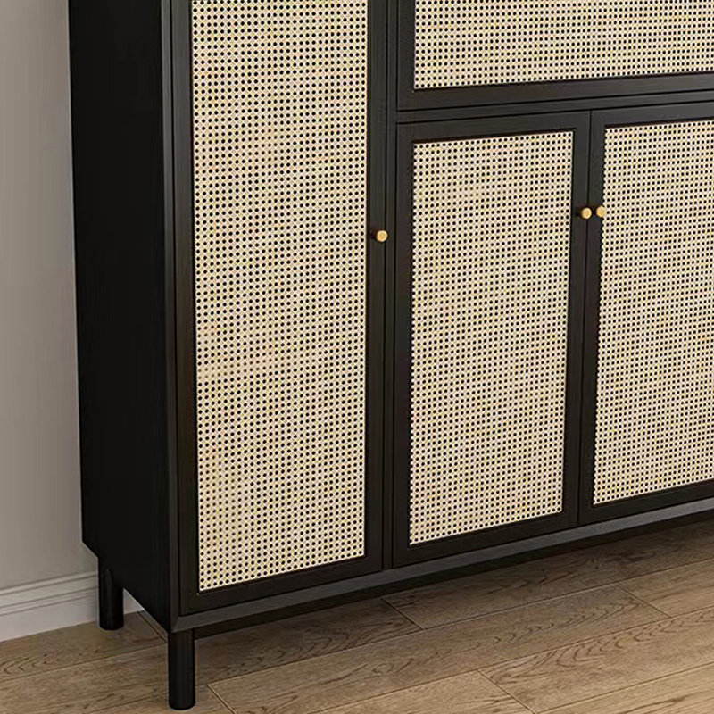 Armoire de rangement pour 22 paires de chaussures, Noir