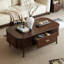 Table basse légère et luxueuse