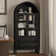 70.47hx30.9w Inch Arched Bookcase Cabinet Set With Adjustable Shelves