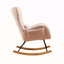 Chaise berçante, chaise berçante moderne avec dossier haut-110975480