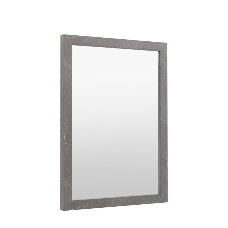 Deanette Rectangle Mirror, Silver, 195.58 cm H x 144.78 cm W