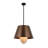Rock On 4-Light Pendant - Brontourage/Matte Black