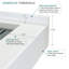 Transolid 60-in x 32-in Cast Solid Surface Shower Base With Left Hand Drain, Concrete-105253977-105253976