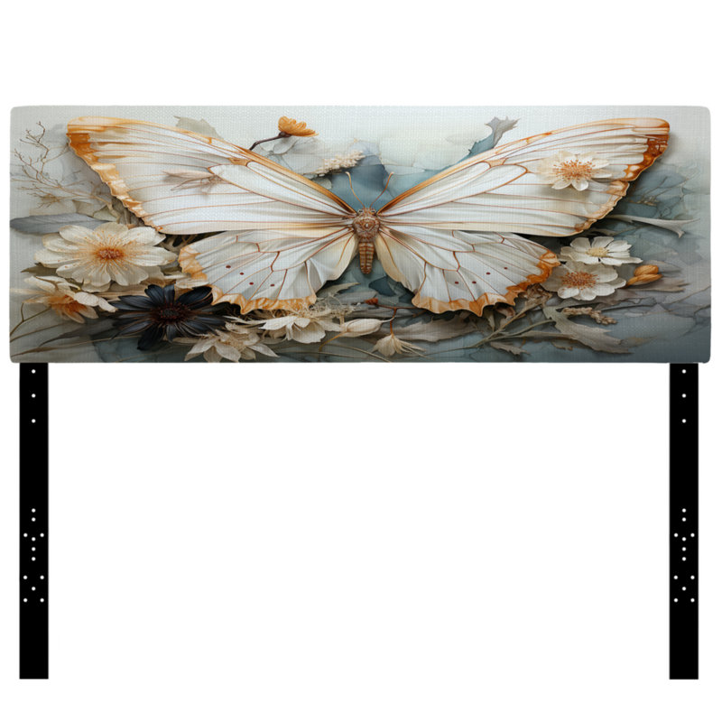 Kayliah - Animals Upholstery Panel Headboard, Très grand
