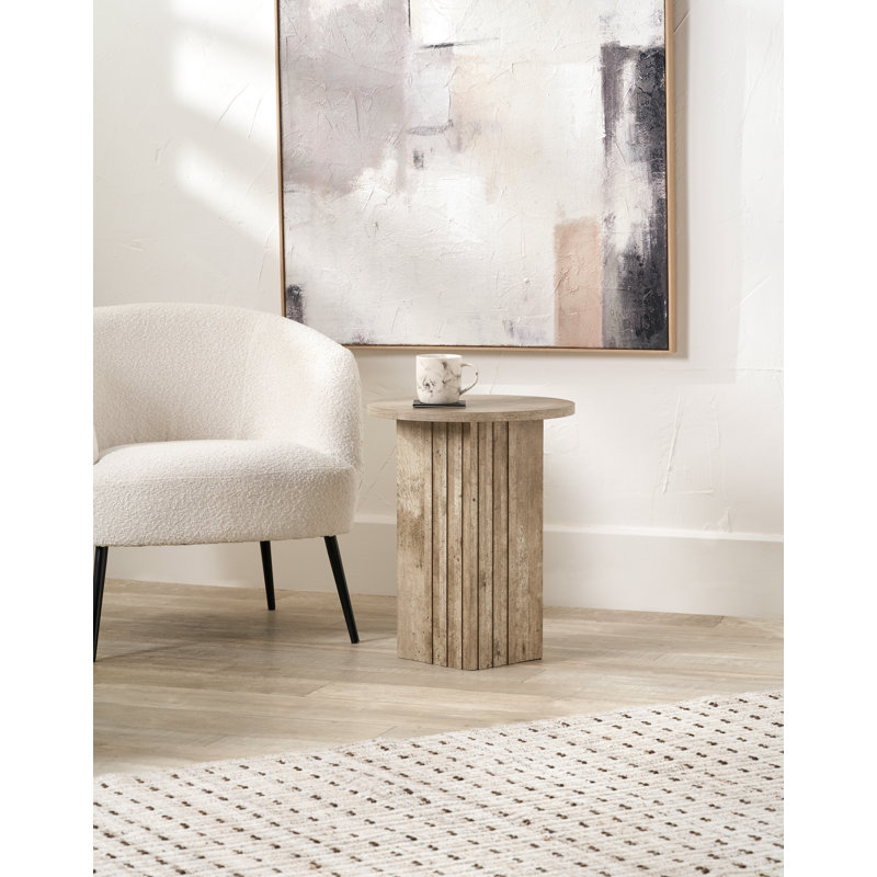Eliam Pedestal End Table