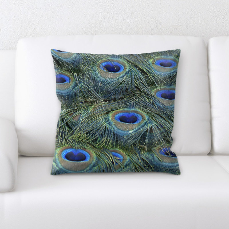 Animal Print Microsuede Throw Pillow