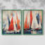 NAUTICAL Series CDVI - reproduction encadrée de qualité supérieure - prête à être accrochée - aucun clou requis - aucun clou requis-2120112206-2120112201