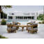 SET-371 Toscana 5-pc Deep Seating Swivel Set