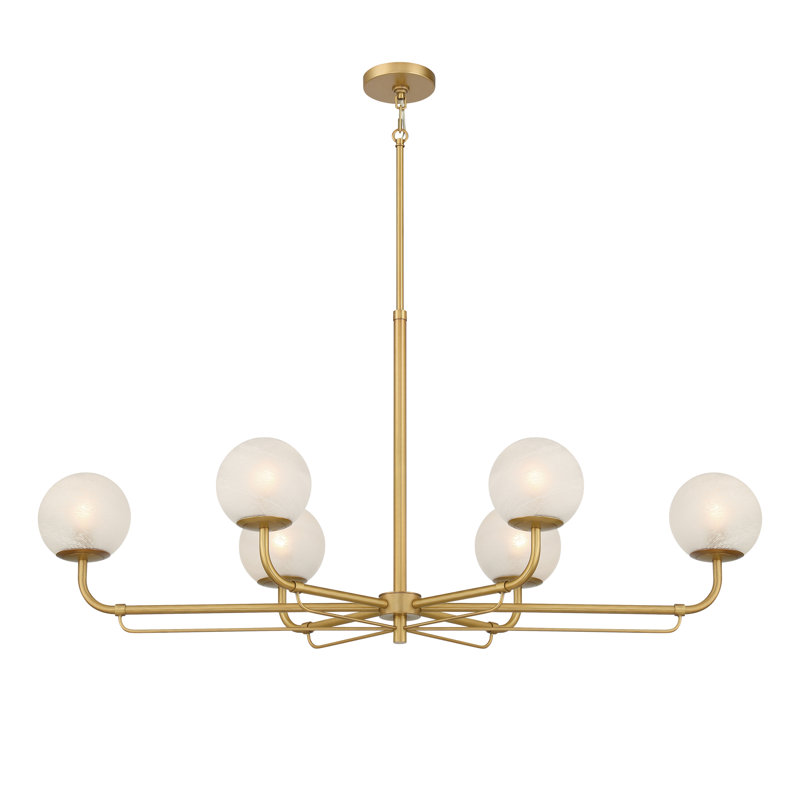 6 LIGHT ISLAND, Legacy Brass