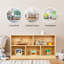 Bibliothèque solide en caoutchouc pour enfants, tablette 44,7 po x P 11,8 po x H 23,6 po Idael Montessori