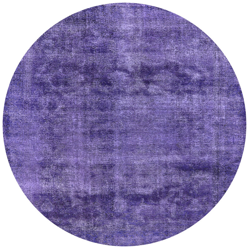 Tapis oriental mauve, Rond 8 pi