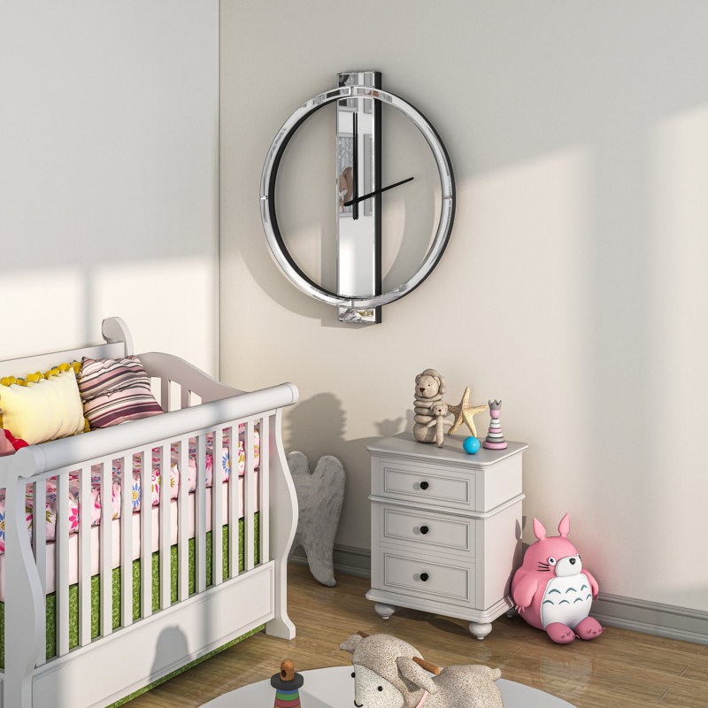 Horloge murale Jeni, Argent