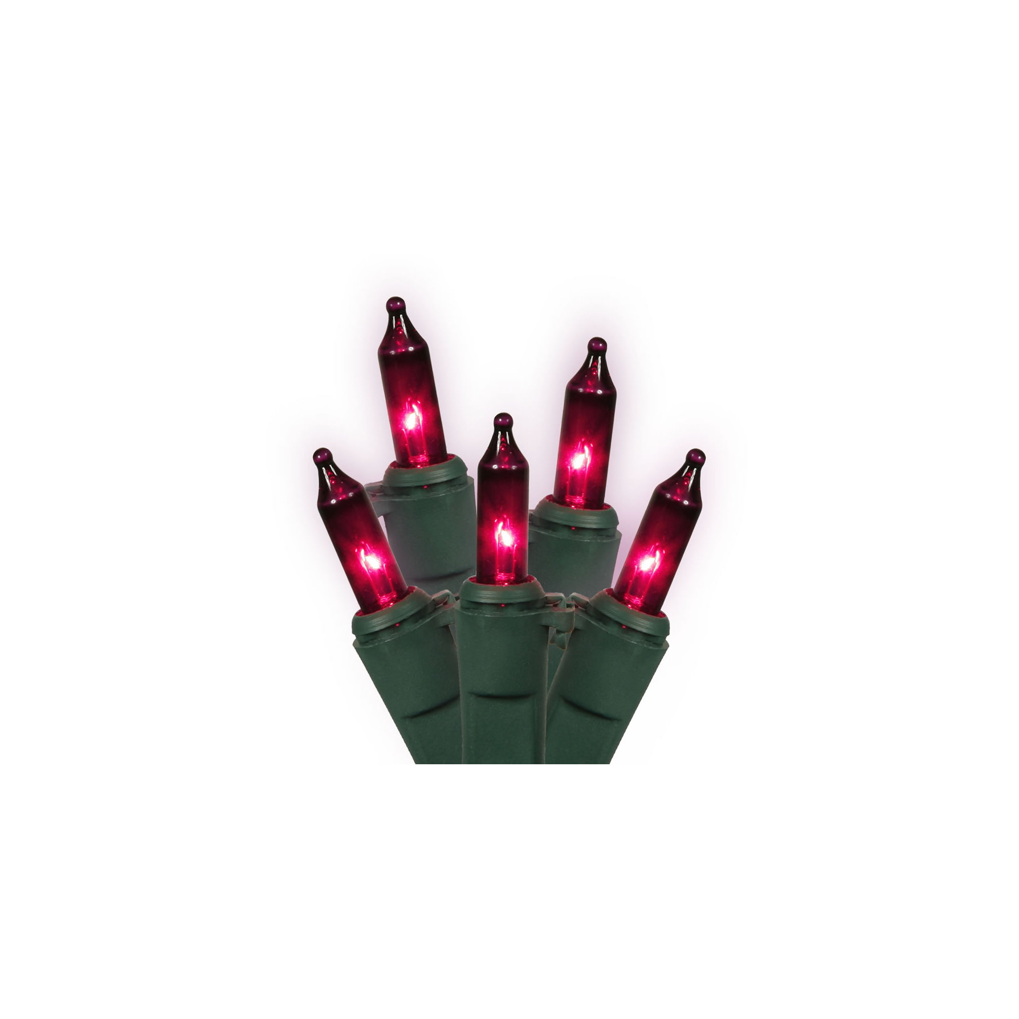 Mini Christmas String Light Set, Purple/Green, 100, 552"