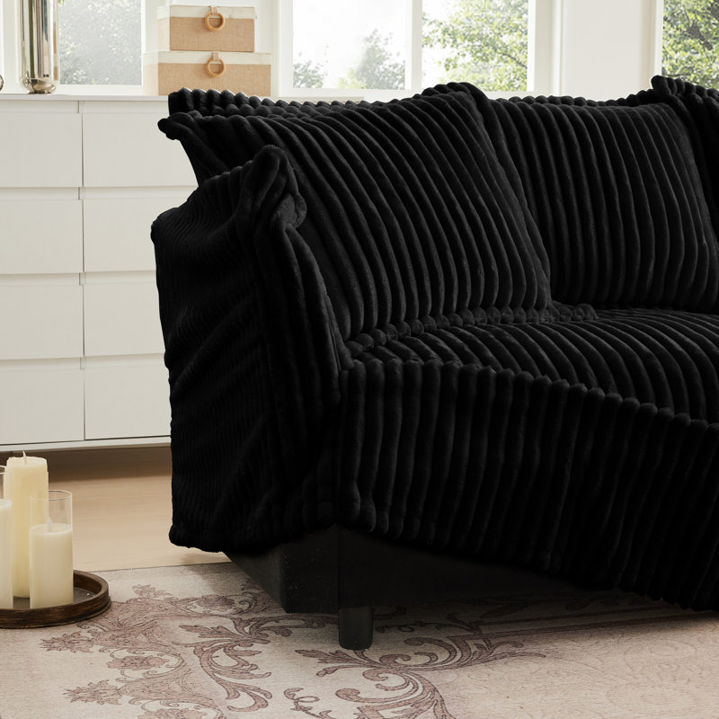 Ensemble de 2 ensembles de fauteuils avec de grands coussins moelleux pour plusieurs pièces, offrant un confort inégalé et un design élégant