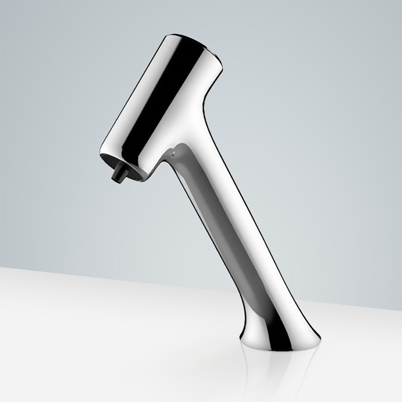 Robinet à capteur de mouvement et distributeur automatique de savon liquide pour salle de bain en chrome BathSelect Bollnäs