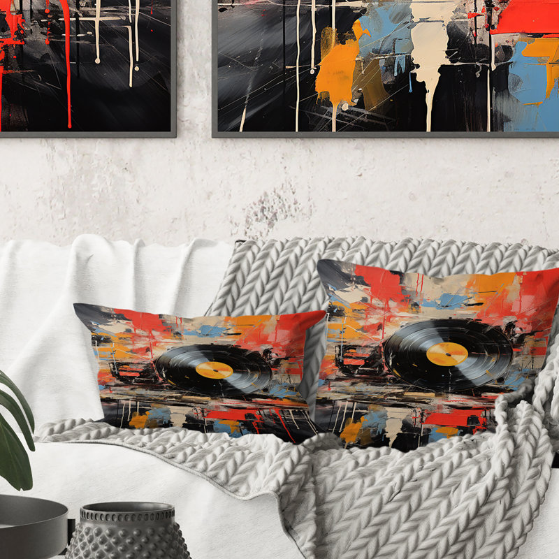 Coussin décoratif vinyle