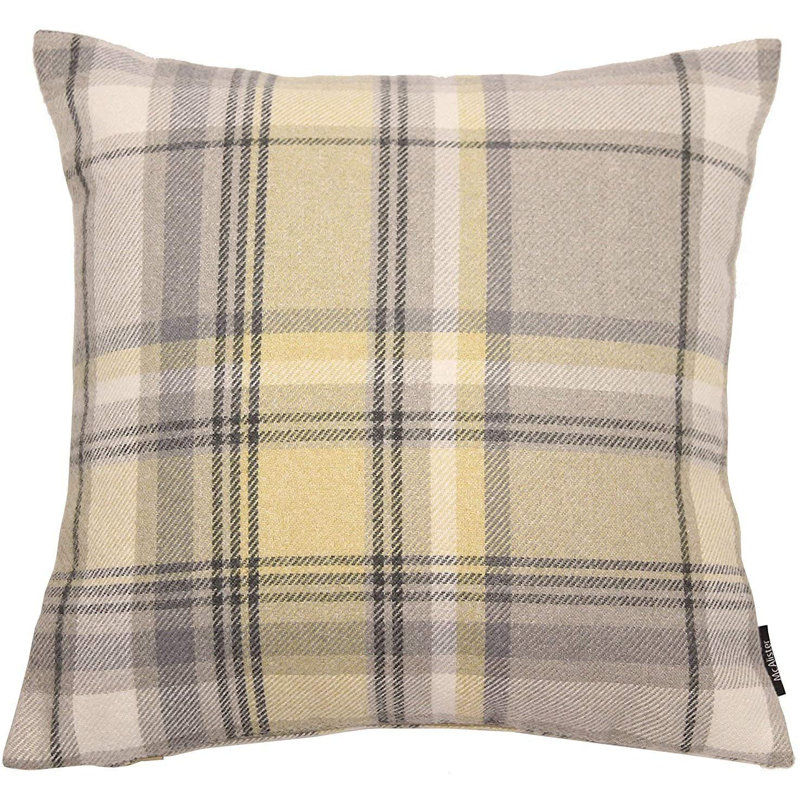 Plaid Throw Pillow