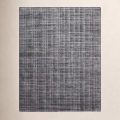 Hannon Gray Hand-Woven Geometric Rug