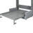 Full Size Bed In Gray, Combination, Space For , Easy To Assemble And Use