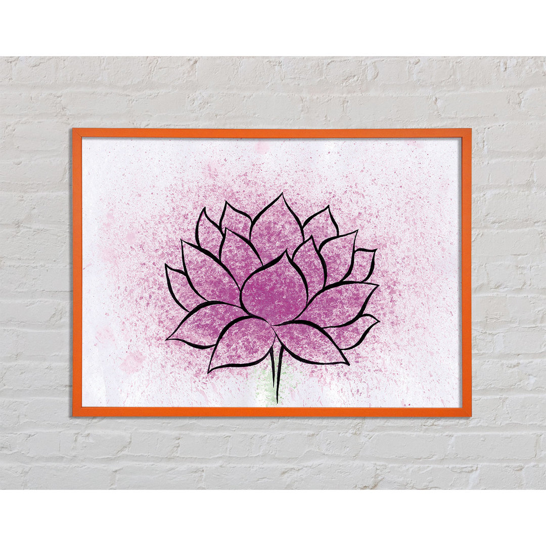 Kamilah Pink Lotus Flower 2 - Druck