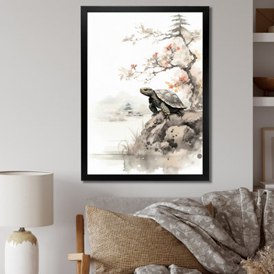 " Asian Art Turtle Sumi III "